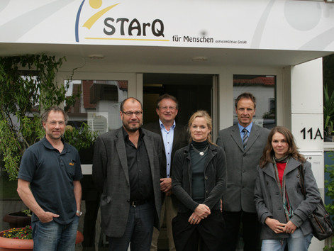 Viola von Cramon mit Rymond Rordorf und Franziska Kahlbrandt bei STArQ (Foto: STArQ)